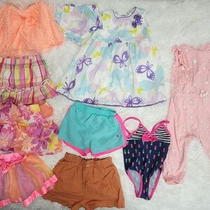 Colorful Kids Baby Toddler Girl Clothes Set / Bundle. Size 18m